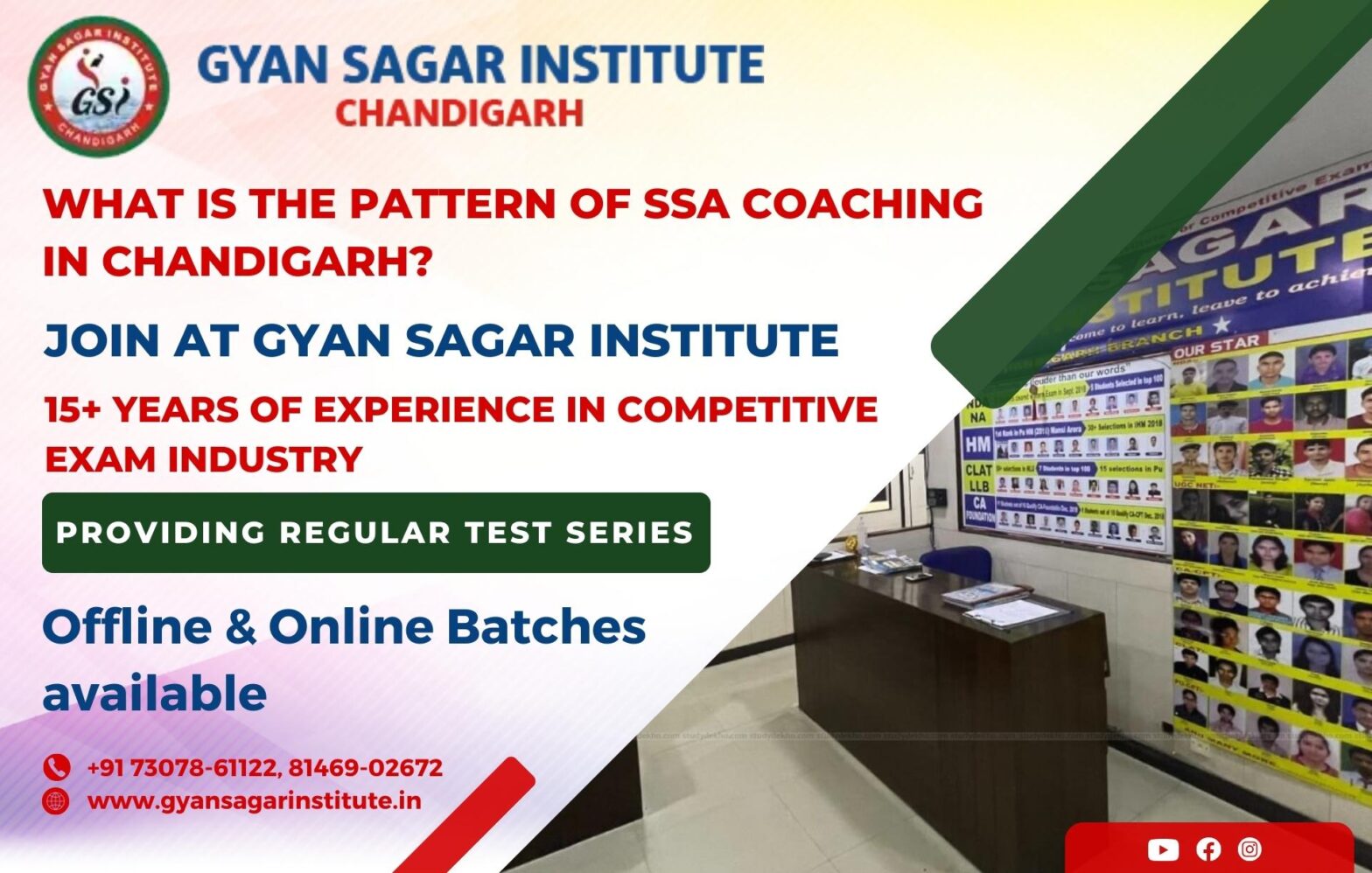 SSA Exam Coaching in Chandigarh
